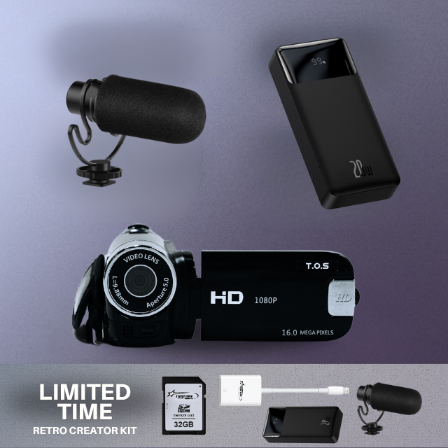 TOS - RETRO CAMCORDER | RETRO CREATOR BUNDLE