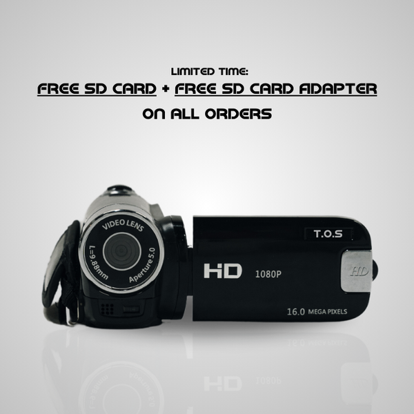 ビデオカメラ T O S Retro Camcorder T.O.S - Retro Camcorder + Free Bundle