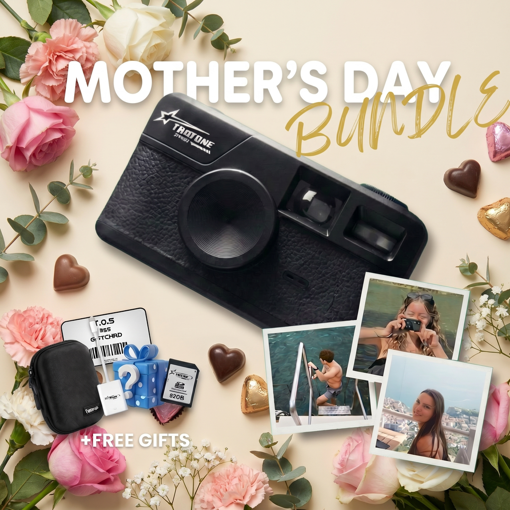TOS - Digital Film Retro Camera セット 4gb TOS - Digital Film Retro Camera